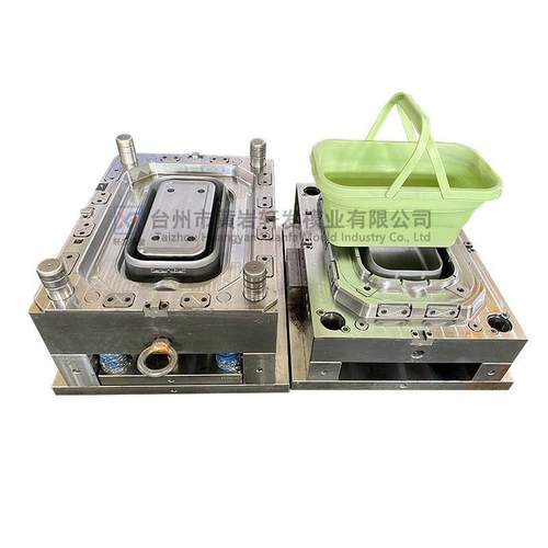 TPE软胶折叠模具塑料包胶开模折叠包胶模具TPE包PP日用品注塑模具