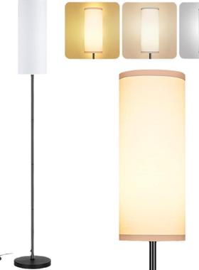 书简约房三色卧温亚厅麻布罩立式灯室床头70507led落地灯客沙发灯