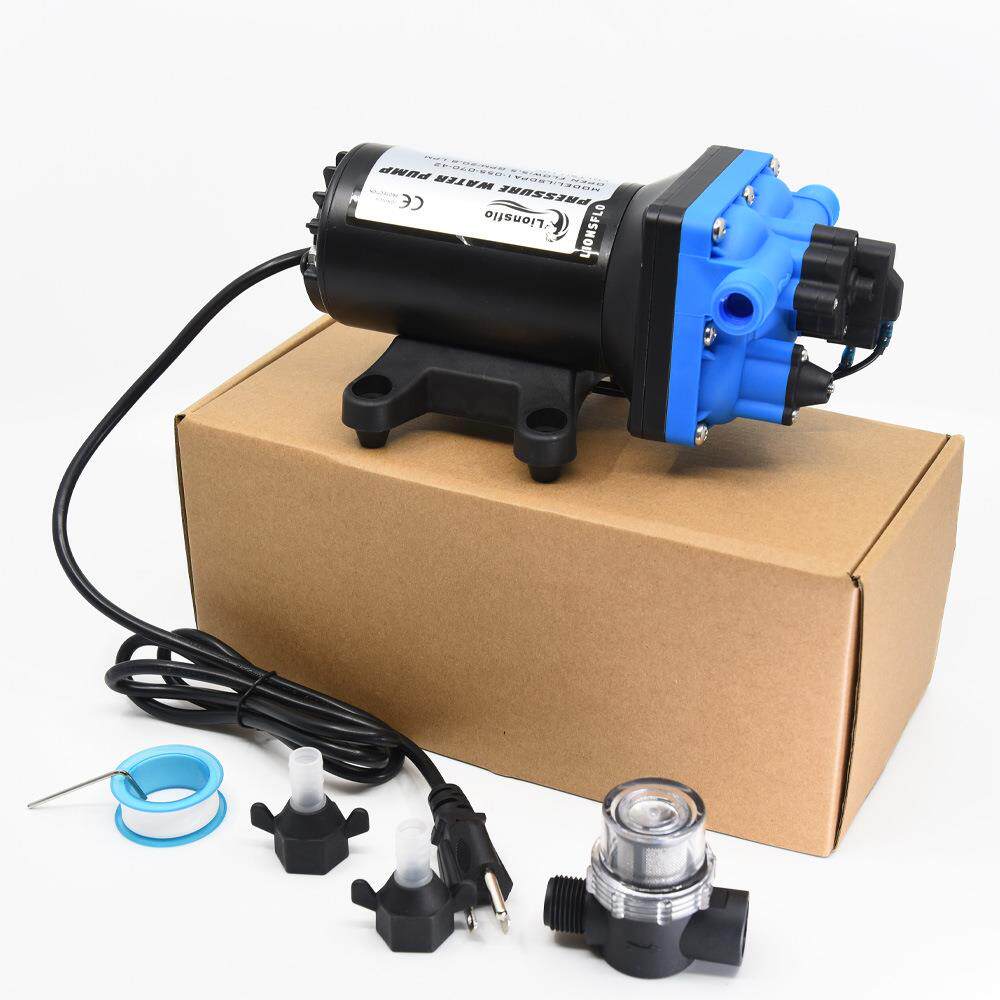 5.5GPM交流大流量电动隔膜泵110V220V液体转移泵农业灌溉喷雾水泵