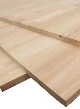 橡胶木指橡接IBH板无节疤实木板柜体板保泰国胶木板材环家具橱板