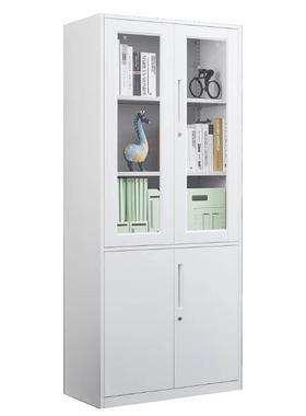 文柜档柜单柜门窄柜件资料凭证带QWC锁抽屉储物书柜文钢制收纳更