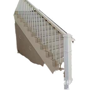 种实木木柱实UWZ立大柱实木扶手实木弯头楼梯配件厂各家直销