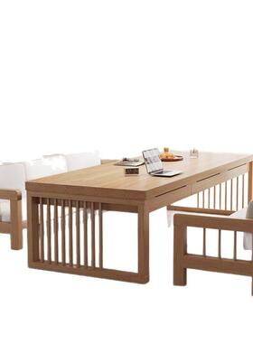 意实客61026厅简大书桌家用带抽屉约双人学习桌多功能工木创作台