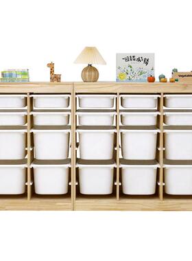 厂家直销实玩具收纳柜儿童房类MIY整大分容量抽理屉式玩木具收纳