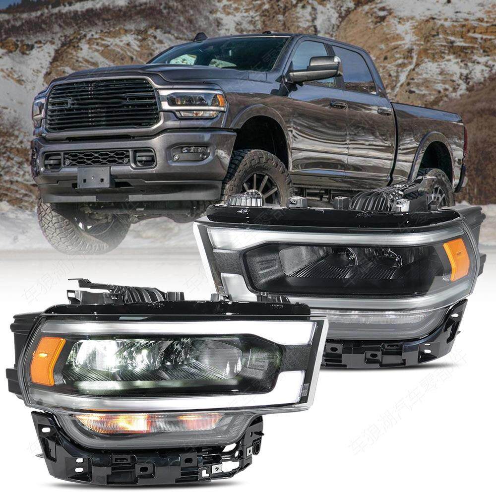 适用道奇DodgeRam2019-2024前大灯白色照明灯射灯汽车头灯