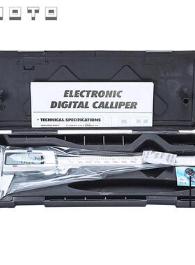 不锈钢卡m尺0-150m1数显卡尺电子游标卡尺0.0mm带深测度量杆