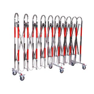 不锈钢伸缩围栏栏可移动幼儿园可伸缩护栏加厚栅门折叠隔离防护栏