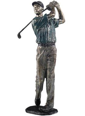 树脂工家艺品运动高尔夫球26598A手居酒柜装念饰摆件纪品现代简约