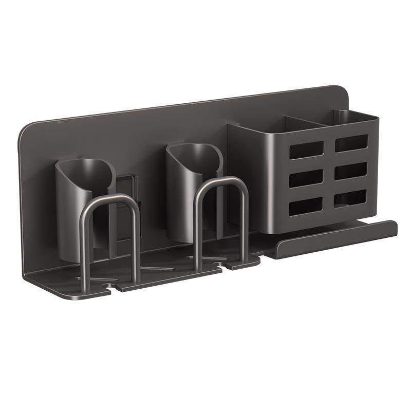 枪灰牙刷置物式新款牙杯架免打孔电动牙刷架子卫生收间牙杯纳壁挂,家庭/个人清洁工具,牙刷架/牙具座,淘宝优惠券,粉丝福利购,淘宝优惠卷