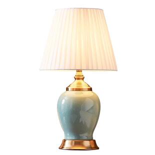 现代简约饰陶21339瓷灯奢家用台结婚LED灯轻客厅卧室床头书房台装