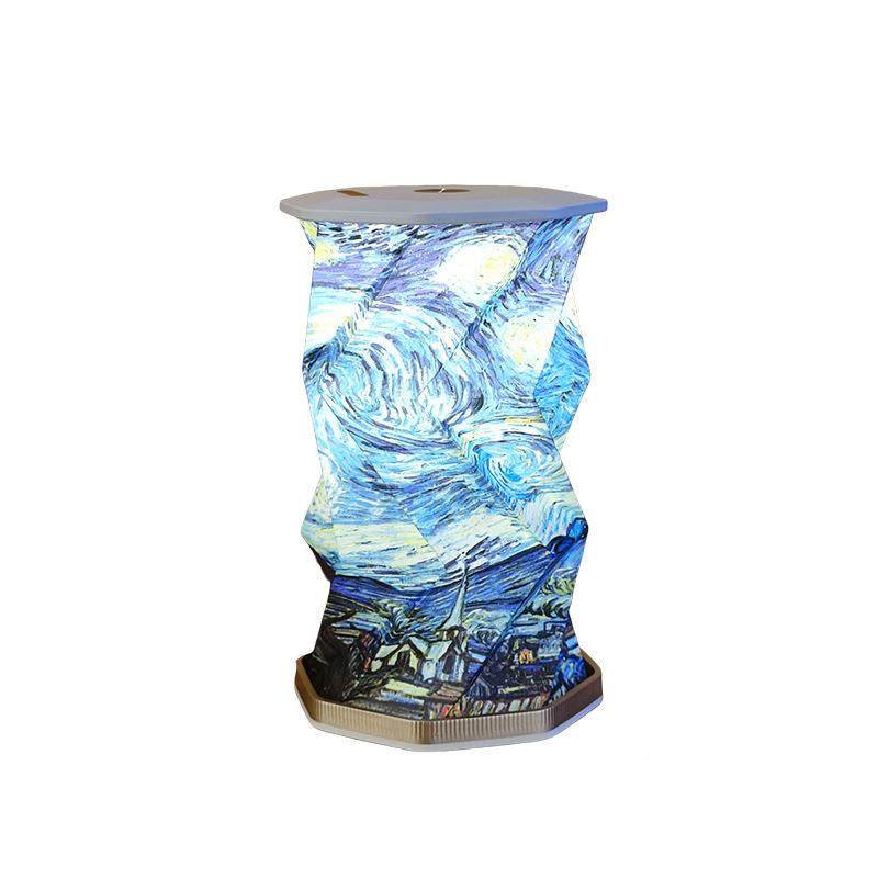 秋创意礼品折叠礼旋转灯折纸围灯中文创礼品商务伴氛手LE785D小夜,家装灯饰光源,小夜灯,淘宝优惠券,粉丝福利购,淘宝优惠卷