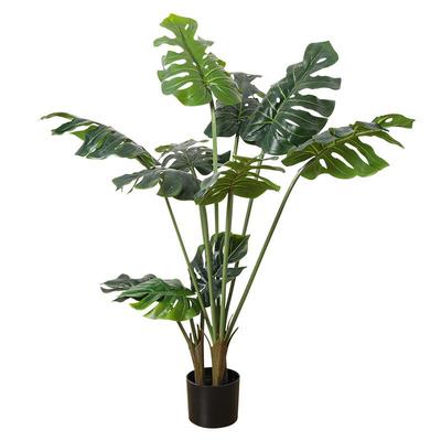 栽大型套管龟背龟背竹真植物假绿树室内客厅落地仿生植盆装饰造景