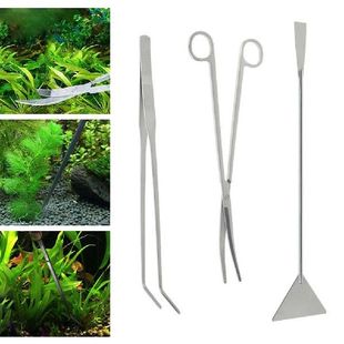 3pcsset Aquatic Plant Tweezers Tank Aquascaping Scissors Sp