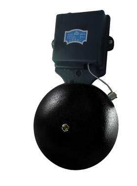 直径SHF-200mm8寸黑色铸铁无火花外击式电铃8寸220v适用学校 工厂