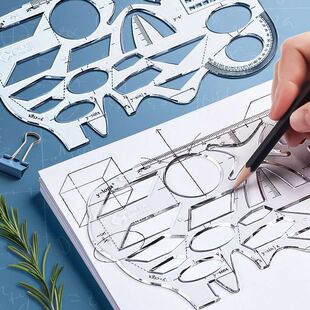 极速Multifunctional ruler special set versal function ruler