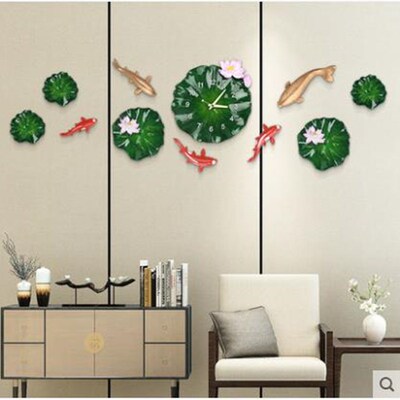 极速Beautiful lotus wall hanging, 3D three dimensional decor