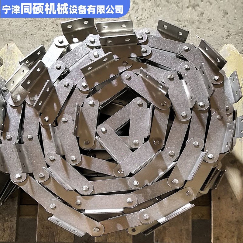 速发重型板式链条非标异形工业传动链耐磨大节距滚子链不锈钢弯板