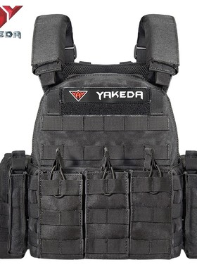 速发战术全心户外用品两栖马甲轻量化真备CS装人背套黑色