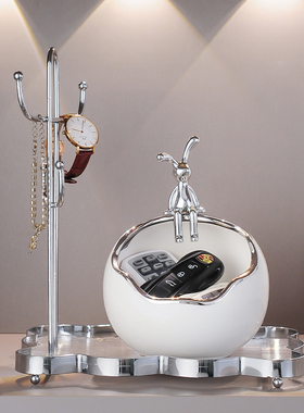 速发创意家进居门入户门口收纳盒玄关摆件置物架桌柜鞋面装饰用品