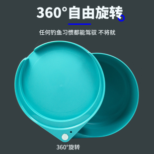 速发梦者黑坑双层拉饵盘通用支架散炮盆饵料盘强磁自动分钩钓椅钓