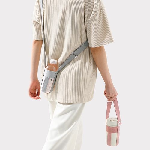 速发杯携饮料瓶带背带款杯温便水杯套可斜挎可背儿童保子袋水壶带