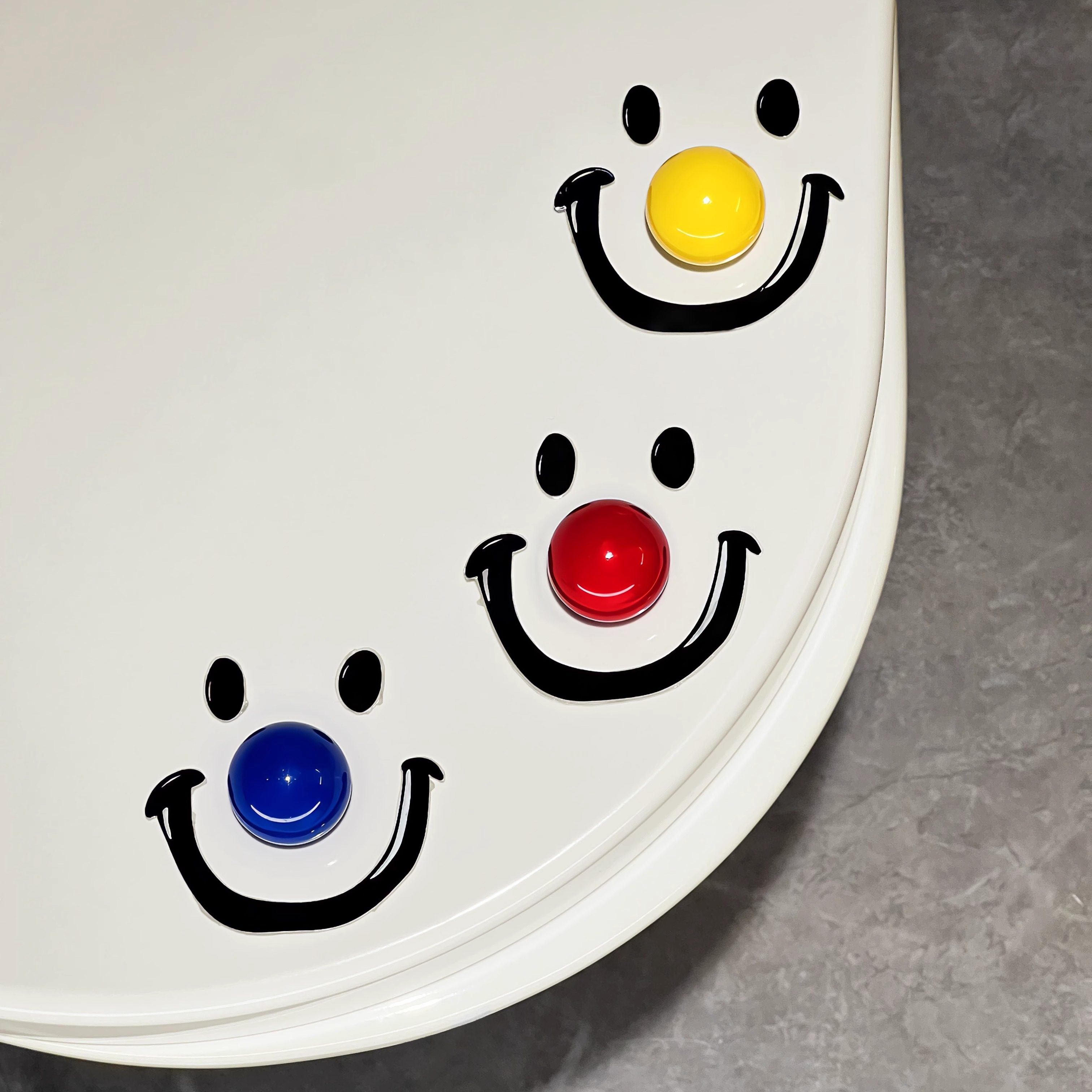 速发笑脸圆球马神提盖器厕脏手马桶盖掀盖器防所板提手坐垫盖翻盖