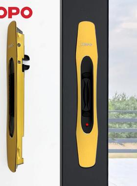 HOPO好博五金门窗配件重型推拉门锁426MA锁带钥匙移门锁铝合金锁