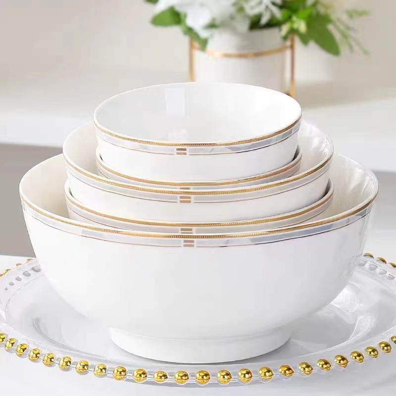 陶瓷饭碗菜盘家用2023新款餐具高级感餐盘米饭碗菜碟子鱼盘套装,餐饮具,碗,淘宝优惠券,粉丝福利购,淘宝优惠卷