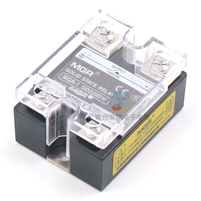 SSR单相固态继电器10A安24V直流控DC直流MGR-1小型DD220D10美格尔