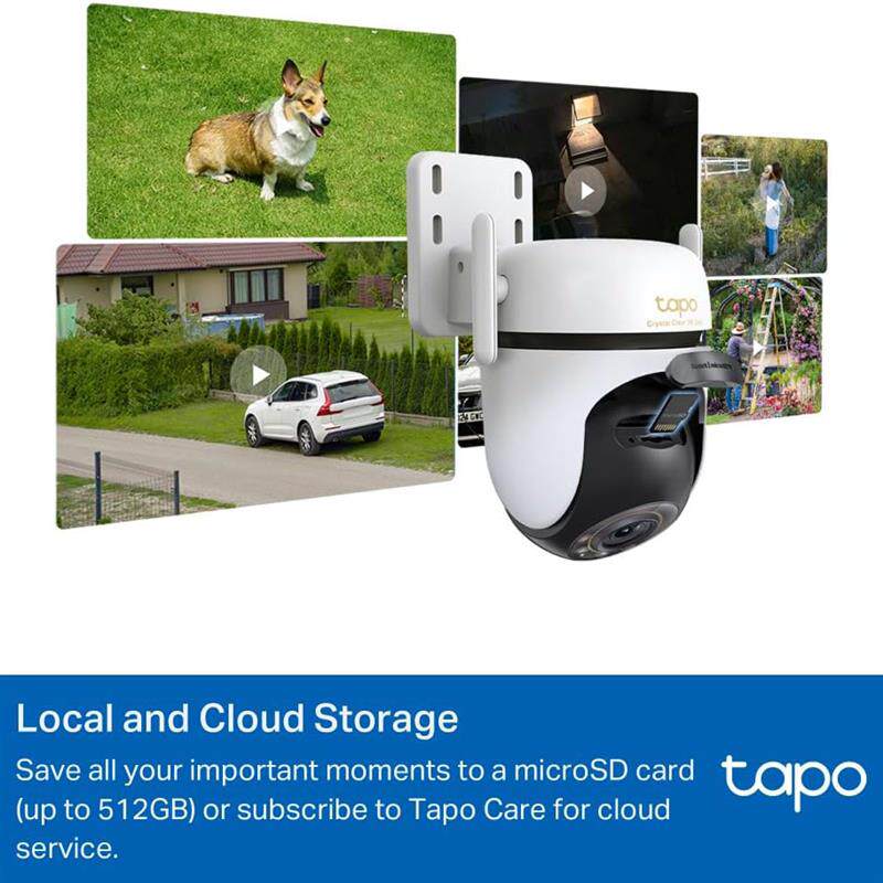 Tapo 户外云台式智能安全 Wi-Fi 摄像头C530WS/C510W/C500/C520WS