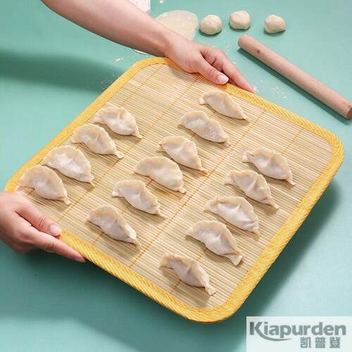 放水饺的篦子方形托盘家用水饺手工托盘专用生水饺排竹盖帘水饺帘