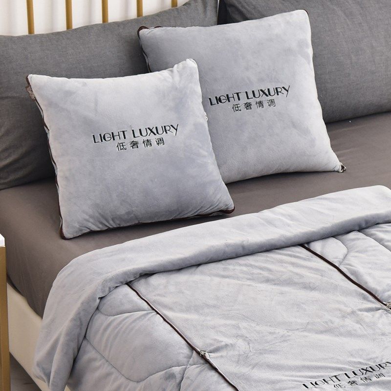 精选抱枕被子两用车用午睡毯靠枕高档四季通用车载枕头毯子二合一,居家布艺,抱枕被,淘宝优惠券,粉丝福利购,淘宝优惠卷