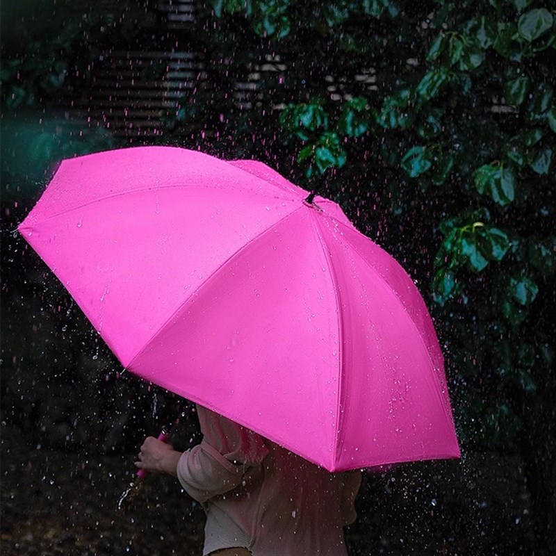 稀奇艺术《不伞》粉色遮阳晴雨两用大号雨伞折叠防紫外线商务伞
