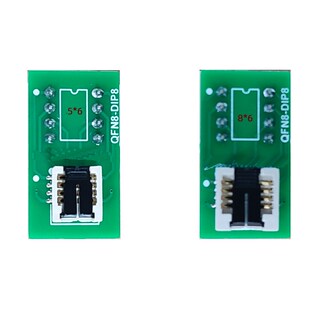 精选双QFN8测试座多功能 WSON8 MLF8 DFN8芯片DIP8翻盖6*8 5*6烧