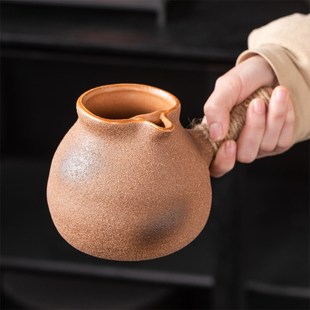精选原矿陶土罐罐煮奶茶壶可干烧云南鲜花烤奶茶陶罐仿柴烧围炉煮