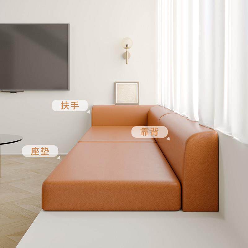 2024新款猫爪皮飘窗沙发垫轻奢高级感窗台坐垫定制可拆洗四季通用