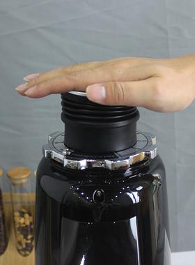 DF64意式电动咖啡磨豆机小豆仓漏斗按压吹气清理磨盘残粉拍通用