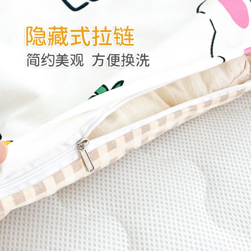 全棉加厚磨毛儿童垫被套褥子婴儿床垫套幼儿园全包棉花垫子套定做