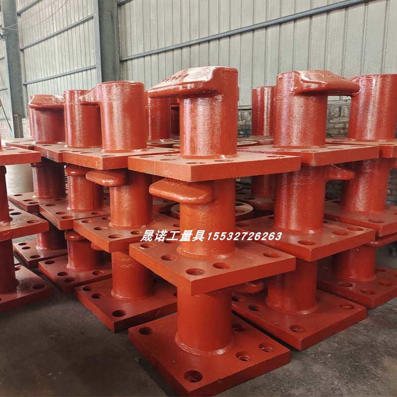 码头系船柱港口系缆桩50-2000kn铸铁全檐鸭嘴型栓船柱蘑菇头船柱