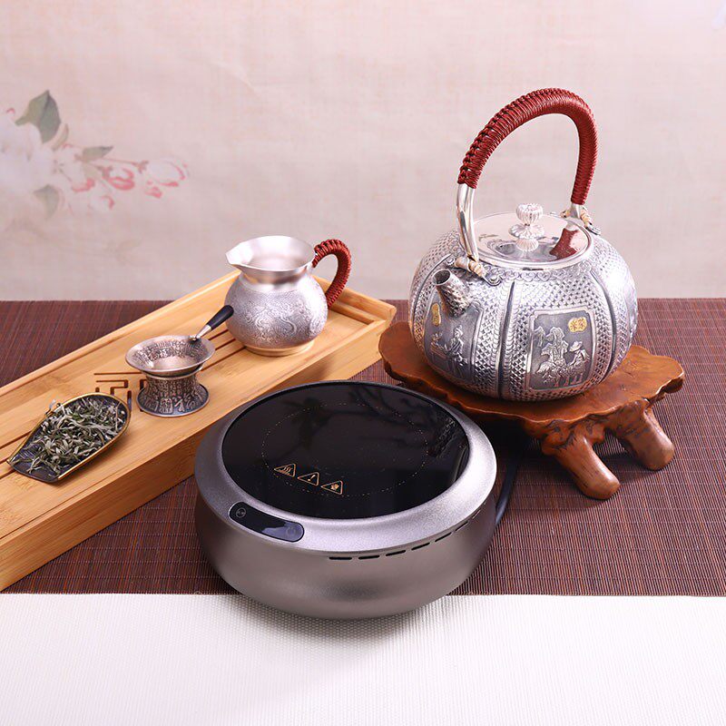 典工堂黑灰电陶炉红外线加热功夫茶炉铁壶银壶煮茶炉家用电磁炉子