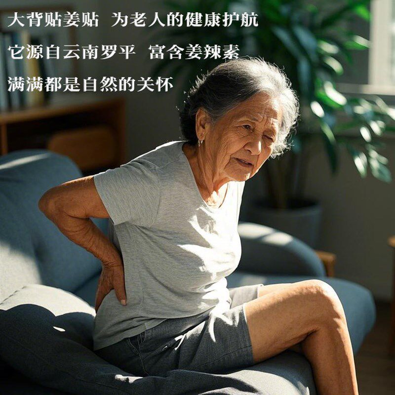 大背贴原始点姜贴生姜贴发热贴膝盖贴三伏贴膏温敷暖贴理疗热敷贴