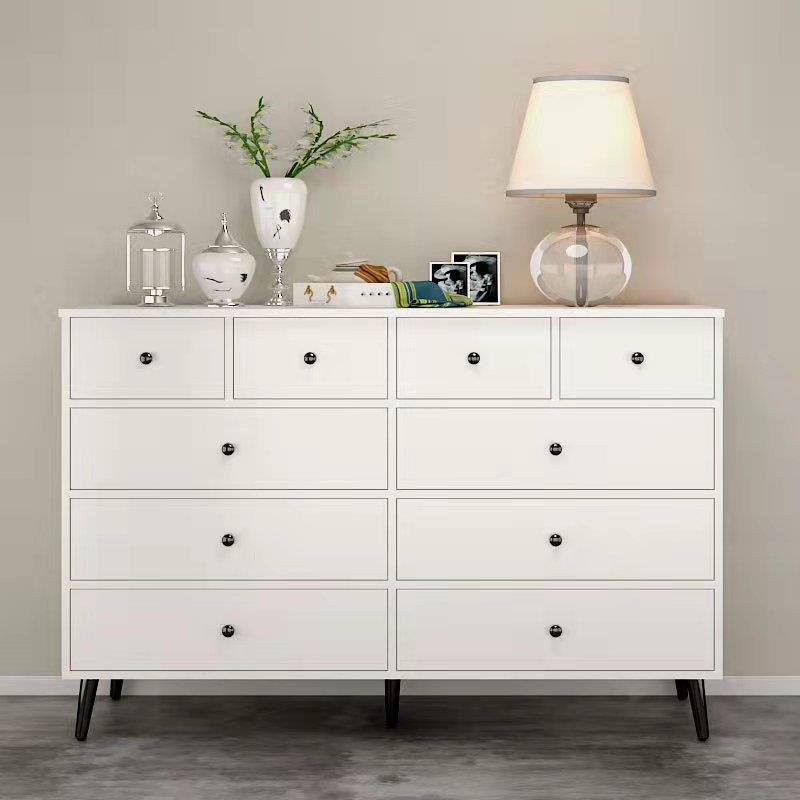 轻奢现代斗柜卧室客厅靠墙实木腿北欧多功能收纳储物抽屉柜五斗柜