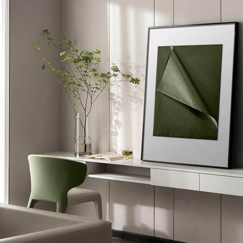 翻页现代轻奢客厅装饰画抽象小众艺术餐厅挂画高级感玄关壁画