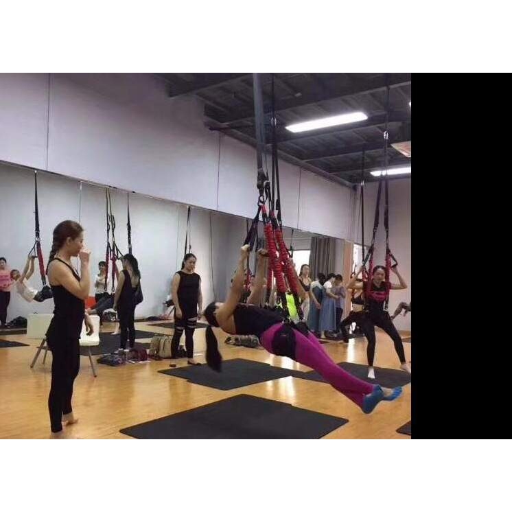4dpro空中瑜伽弹力绳组 蹦极瑜伽乳胶拉力绳组合阻力活力带伸展带