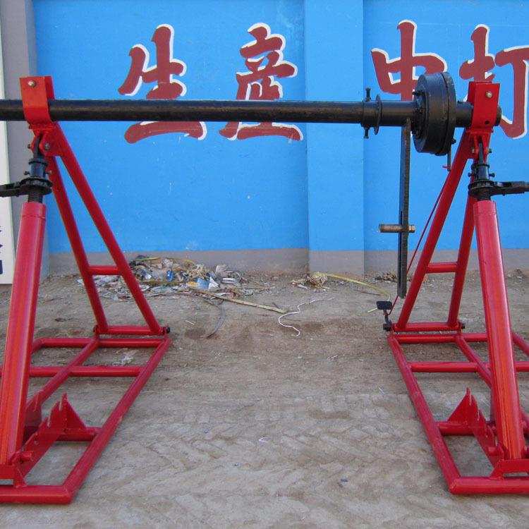 DL017-3拆卸式电缆放线架3T电缆线盘支架120kg电缆线盘支撑架河北