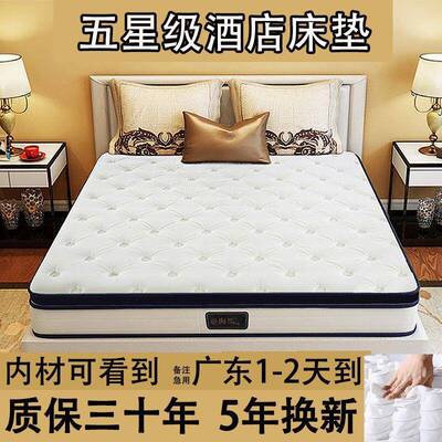 JM银离子-查尔斯顿海马弹簧床垫1.8米1.5软硬两用1.353E椰棕高档