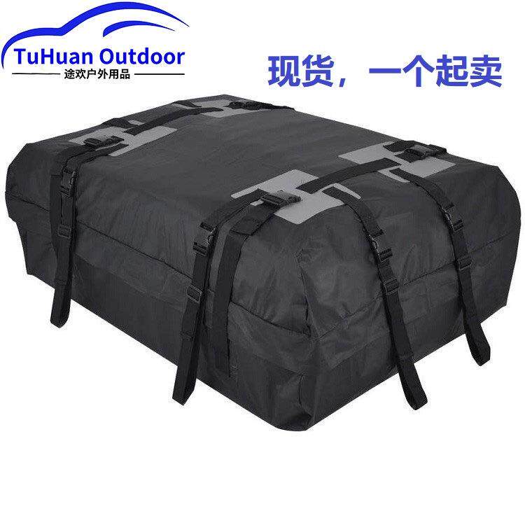 现货15立方英尺500D夹网布高频压烫防水防晒汽车车顶行李包车顶包