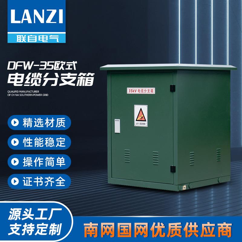 DFW-35欧式电缆分支箱开闭环高压网柜铜排35kv电缆分支箱