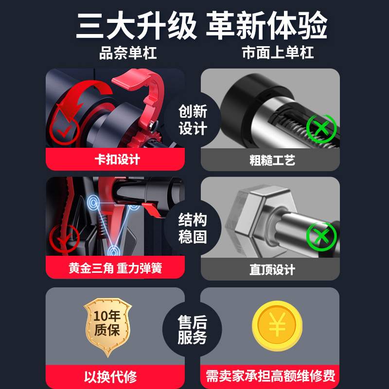 单杠家用室内引体向上器儿童免打孔门上单杆家庭门框健身器材吊环