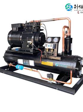 原装CA-1500制冷机组沈阳谷轮15匹制冷压缩机水冷凝器冷冻冷藏